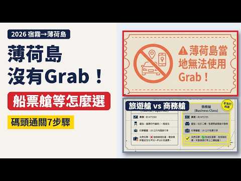 宿霧薄荷島交通全攻略 避坑實測指南