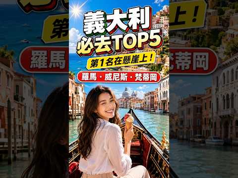 義大利必去5大景點!懸崖上的彩色山城